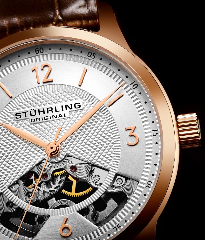 Stührling The Dynamic Hand-Wind 977 Skeleton 40mm - Image 53