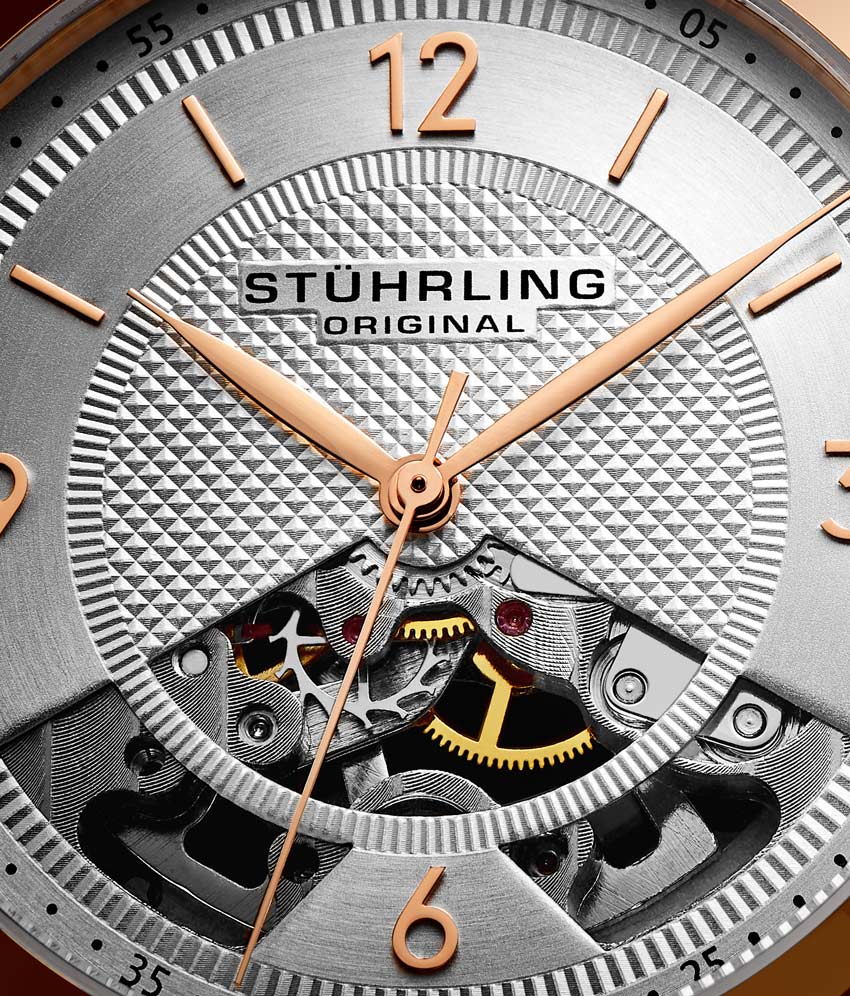 Stührling The Dynamic Hand-Wind 977 Skeleton 40mm - Image 56