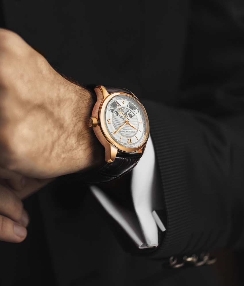 Stührling The Dynamic Hand-Wind 977 Skeleton 40mm - Image 57