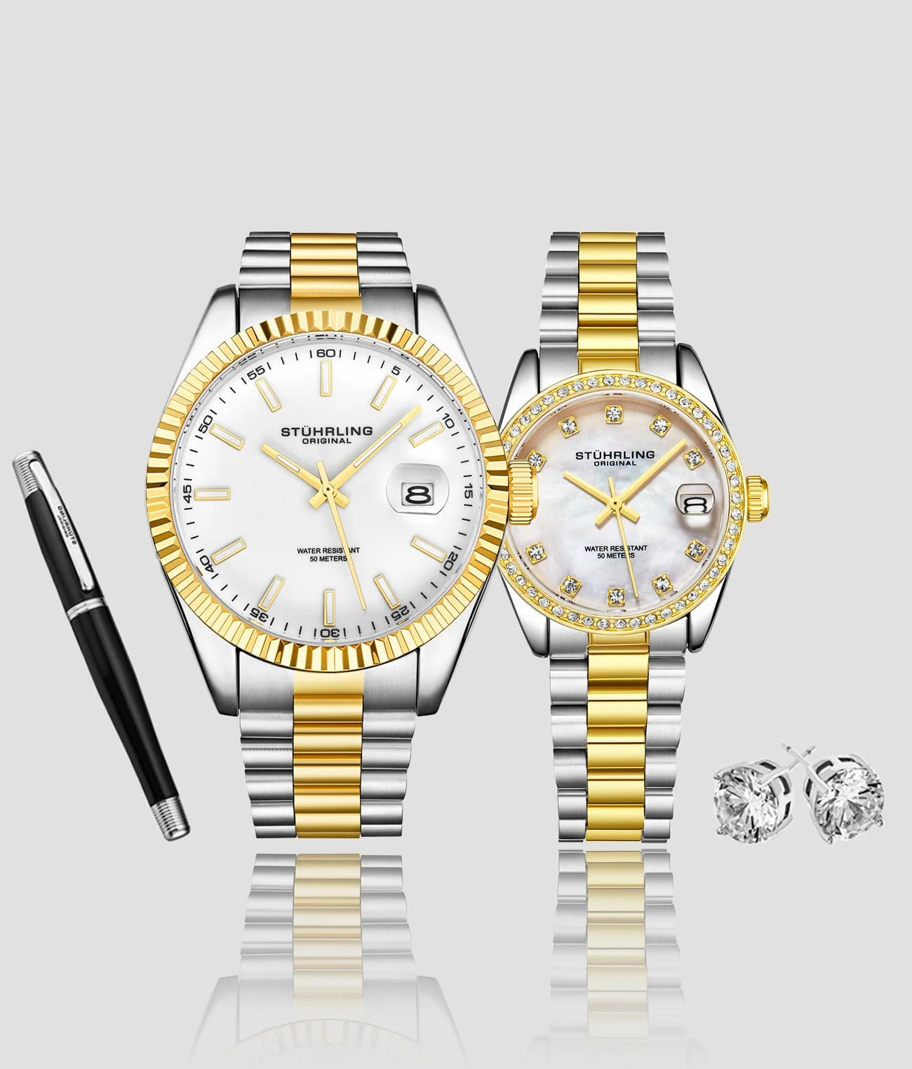 Lineage Set with Signature Pen and Stud Earrings