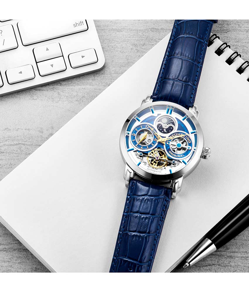 Stührling Luciano 371A Automatic 46mm Skeleton - Image 11