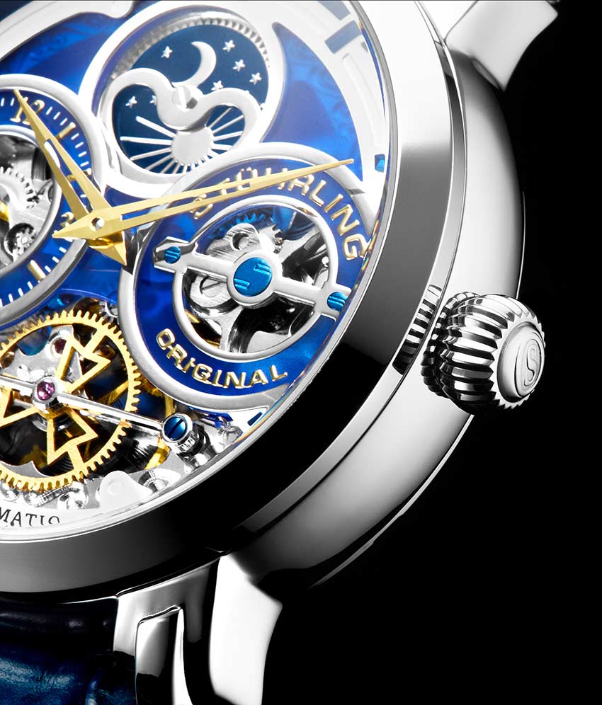 Stührling Luciano 371A Automatic 46mm Skeleton - Image 12
