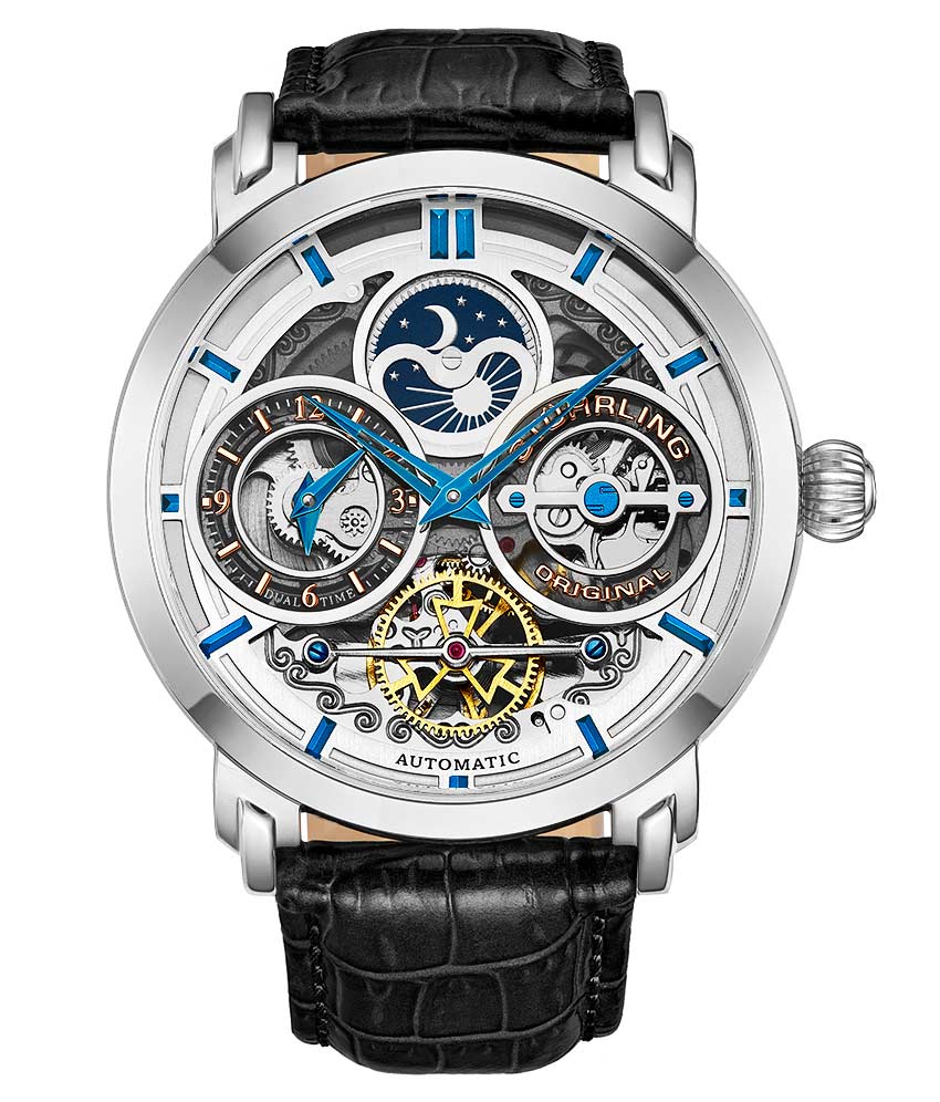 Stührling Luciano 371A Automatic 46mm Skeleton - Image 13