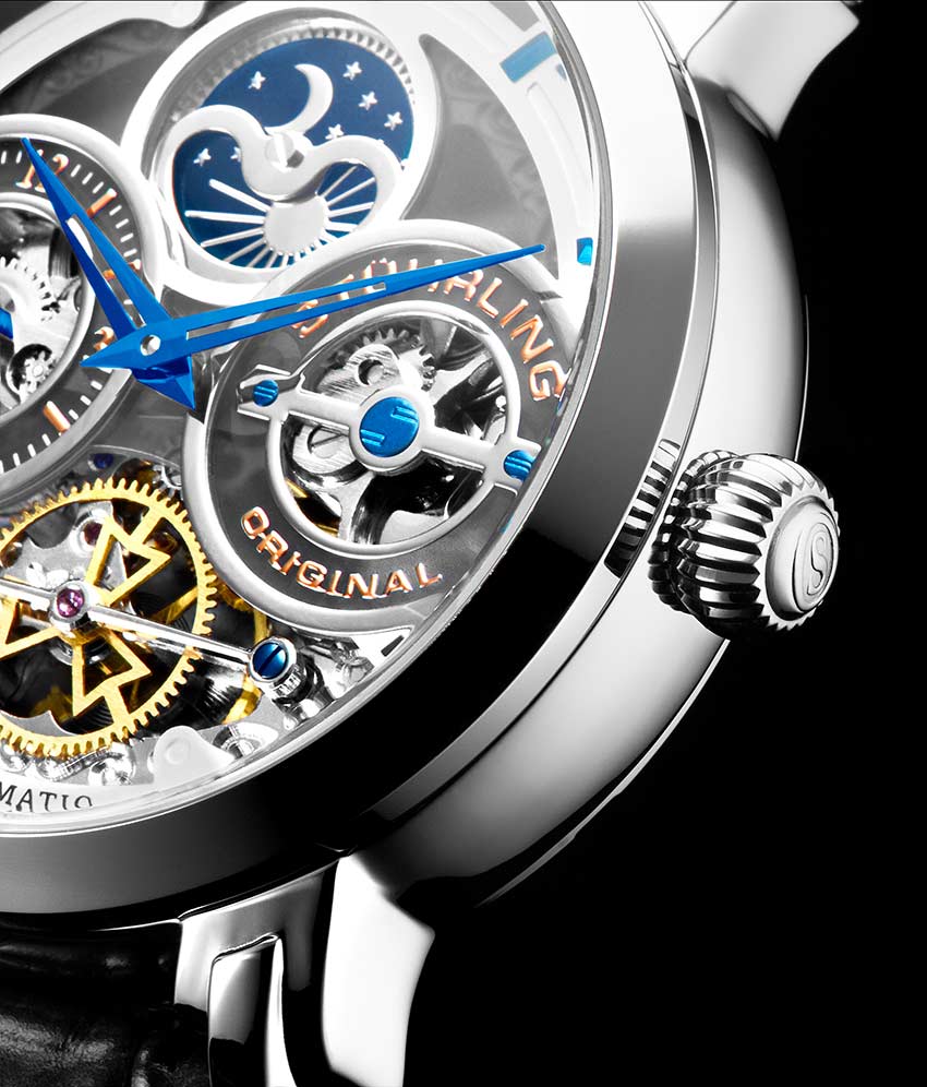 Stührling Luciano 371A Automatic 46mm Skeleton - Image 16