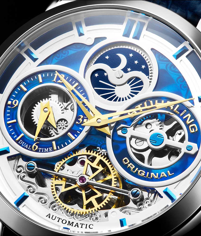 Stührling Luciano 371A Automatic 46mm Skeleton - Image 2