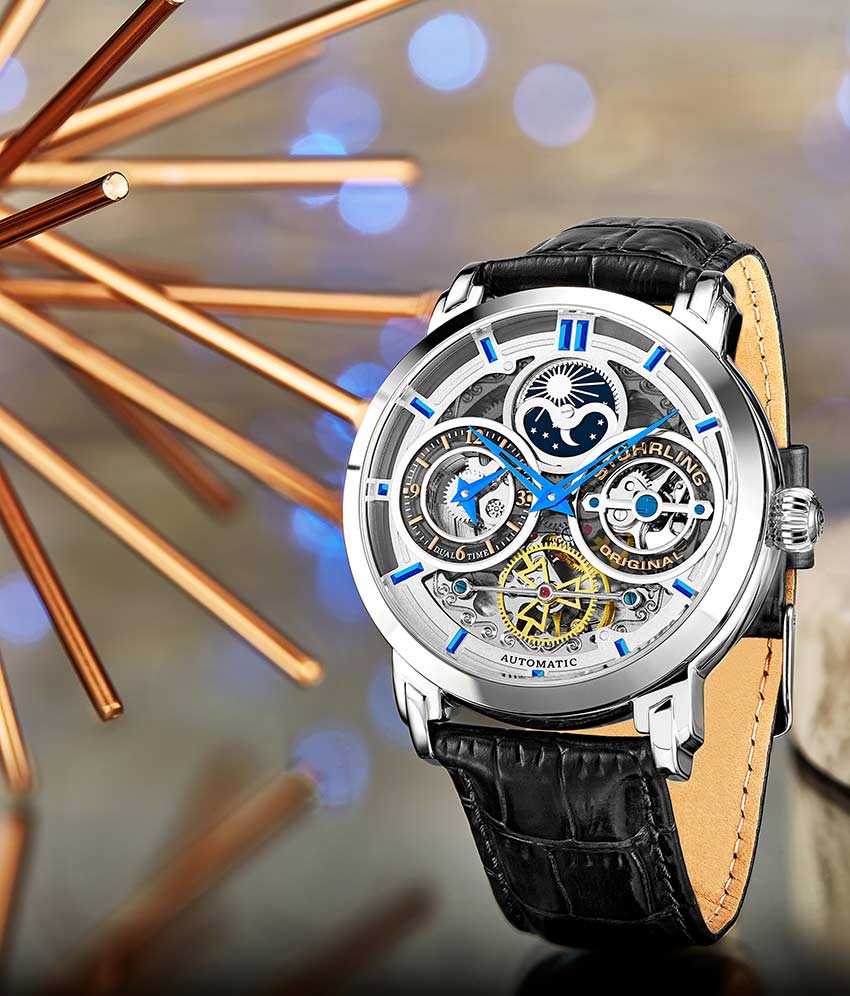 Stührling Luciano 371A Automatic 46mm Skeleton - Image 20