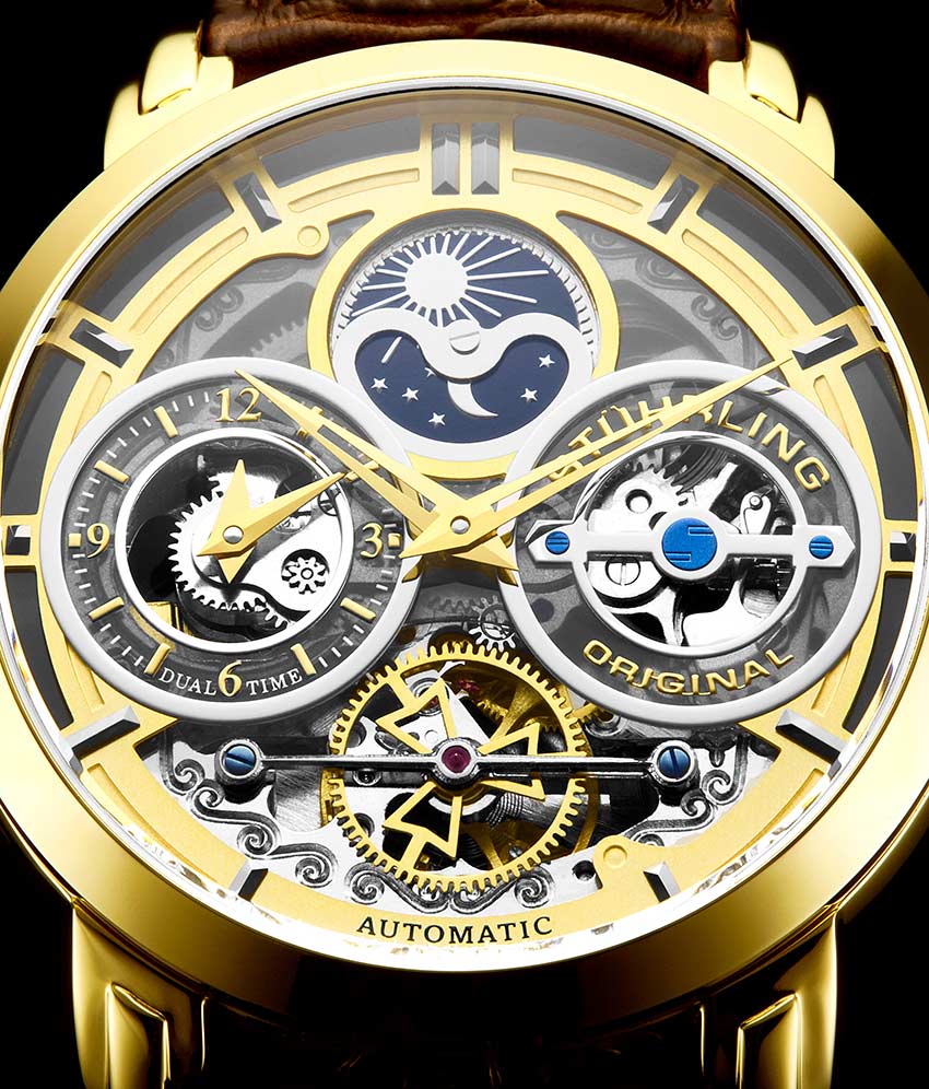 Stührling Luciano 371A Automatic 46mm Skeleton - Image 26