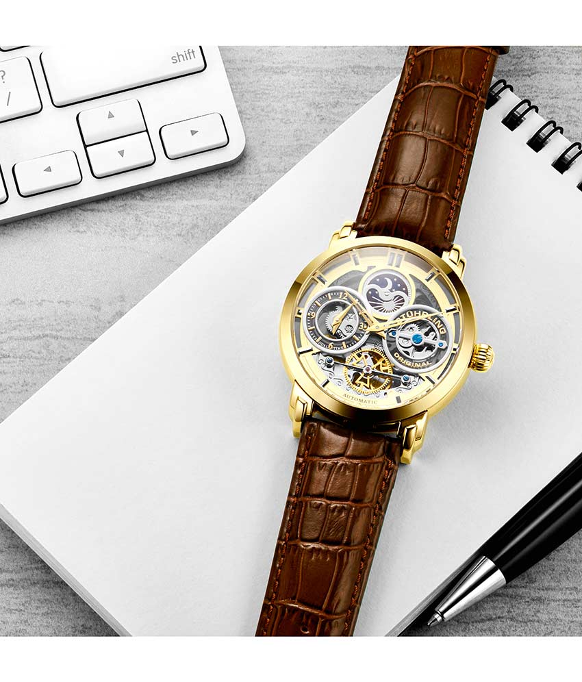 Stührling Luciano 371A Automatic 46mm Skeleton - Image 30