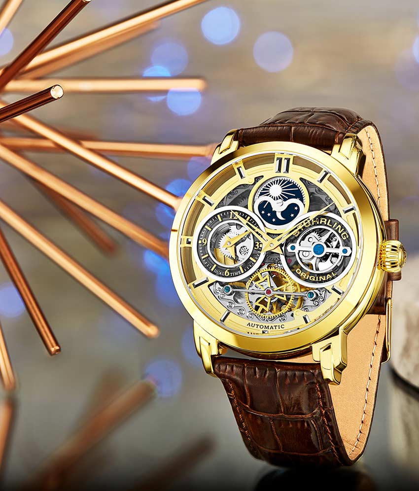 Stührling Luciano 371A Automatic 46mm Skeleton - Image 31