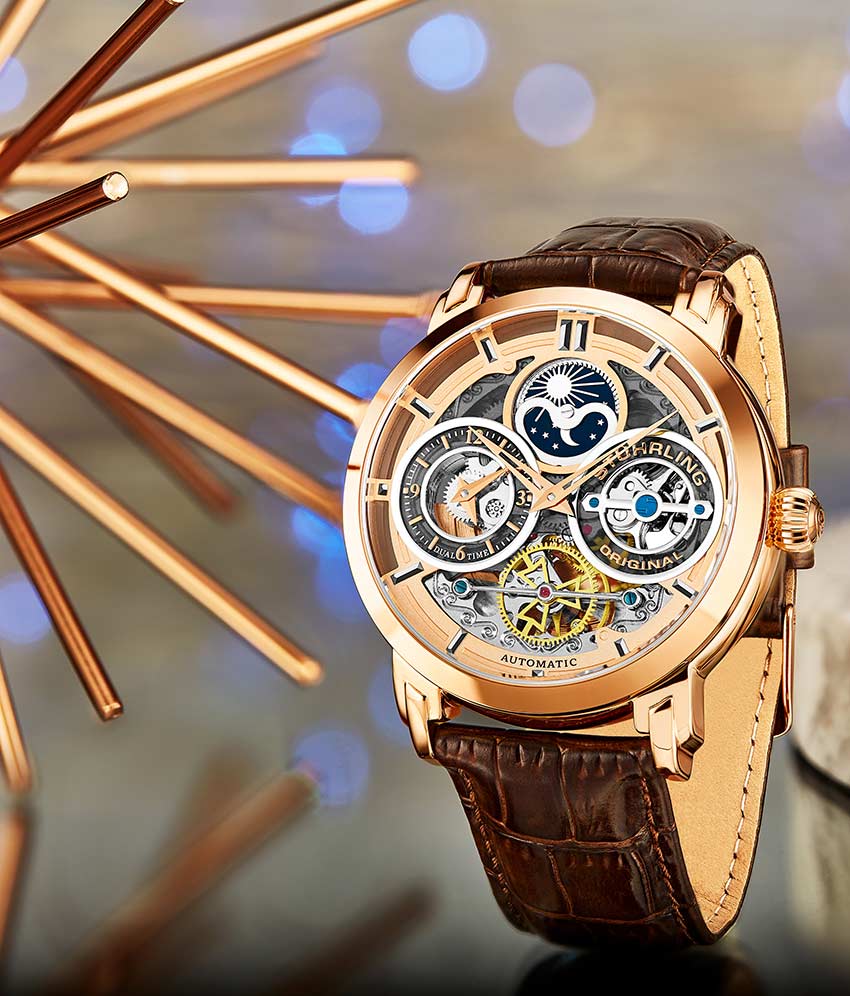 Stührling Luciano 371A Automatic 46mm Skeleton - Image 34