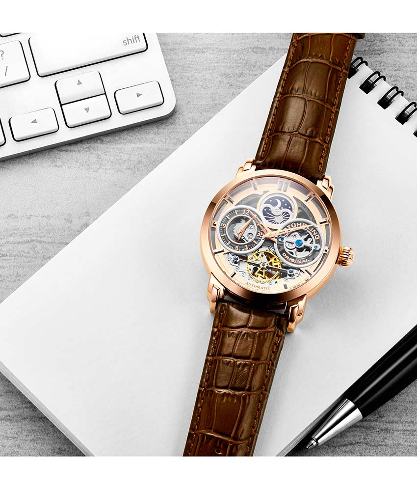 Stührling Luciano 371A Automatic 46mm Skeleton - Image 41