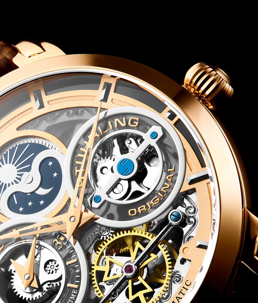 Stührling Luciano 371A Automatic 46mm Skeleton - Image 43