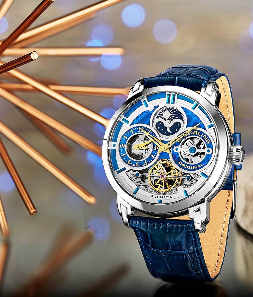Stührling Luciano 371A Automatic 46mm Skeleton - Image 6