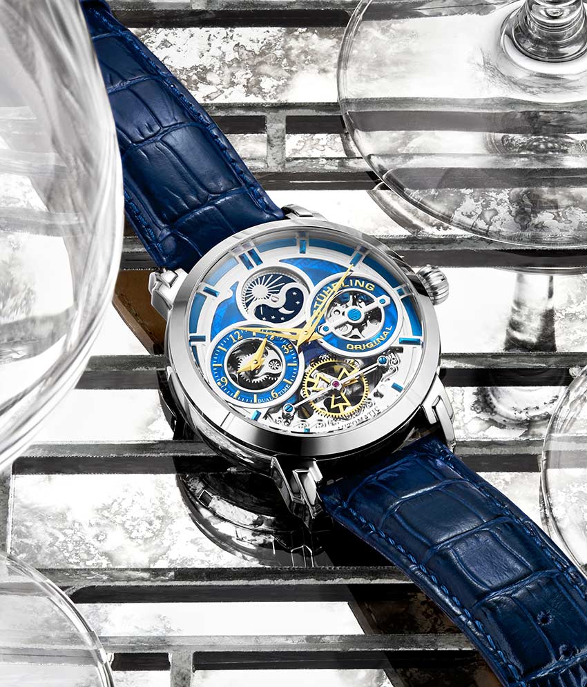 Stührling Luciano 371A Automatic 46mm Skeleton - Image 8
