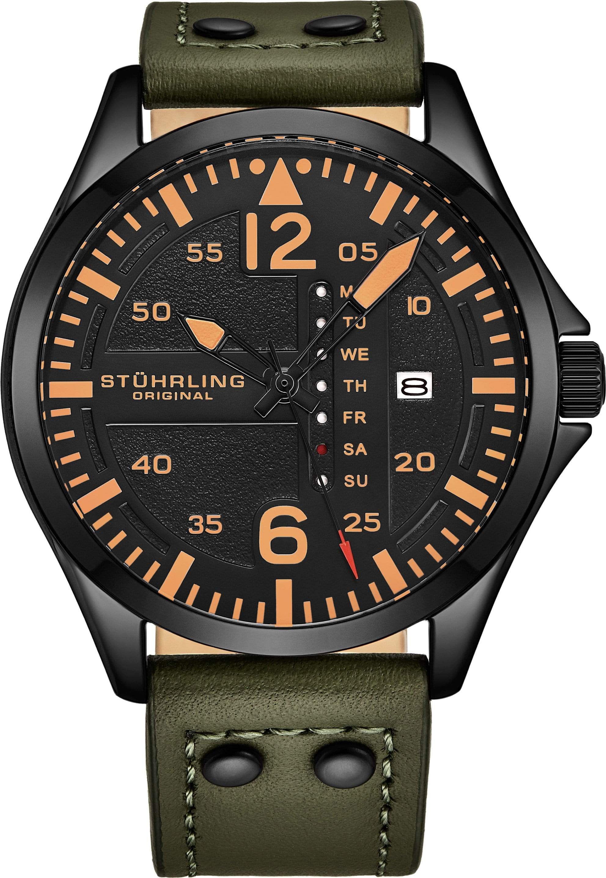 Stührling Maritimer 935.02, Aviator 3916.3, Signature Pen, and Watch Tool Kit - Image 2