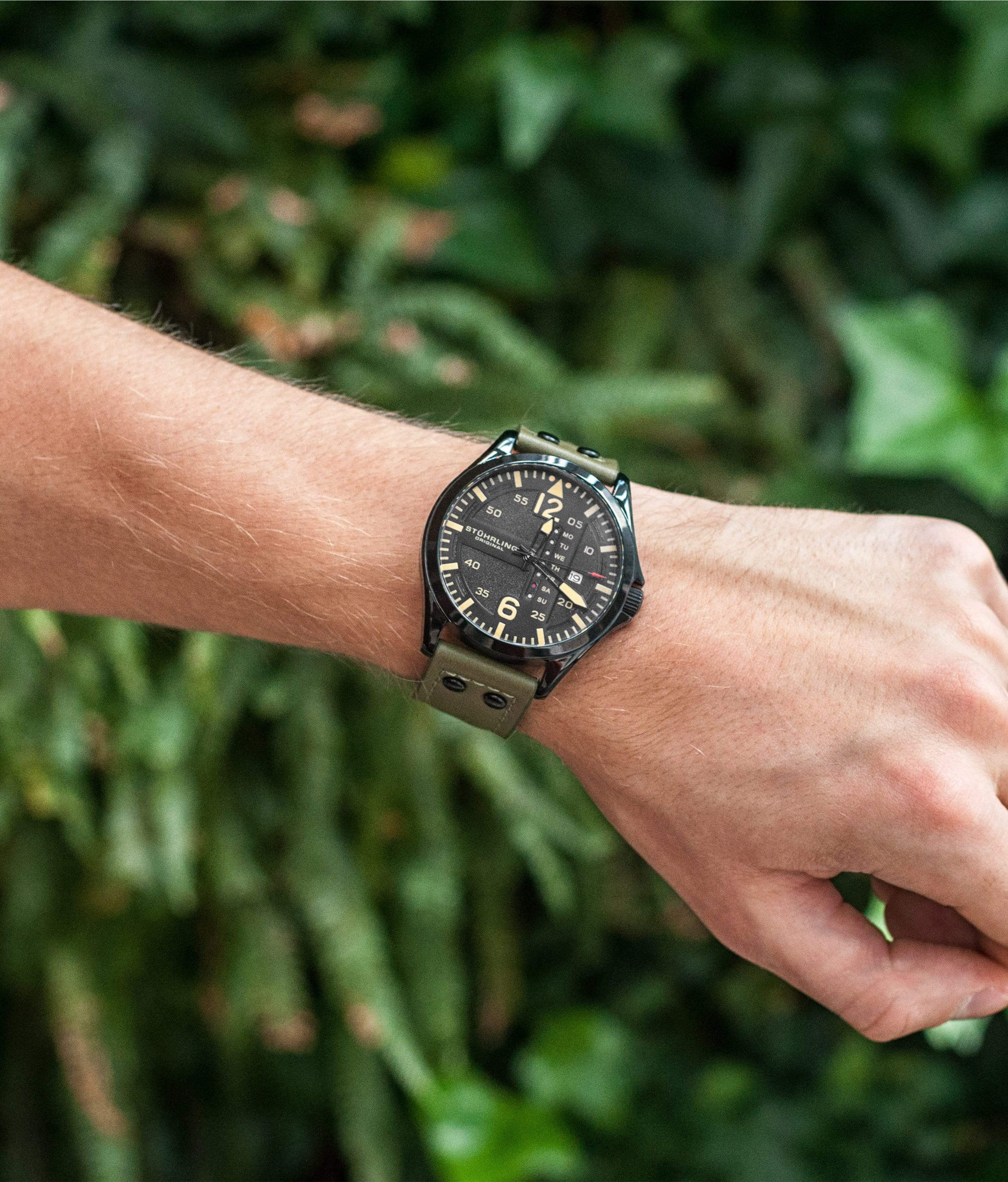 Stührling Maritimer 935.02, Aviator 3916.3, Signature Pen, and Watch Tool Kit - Image 21
