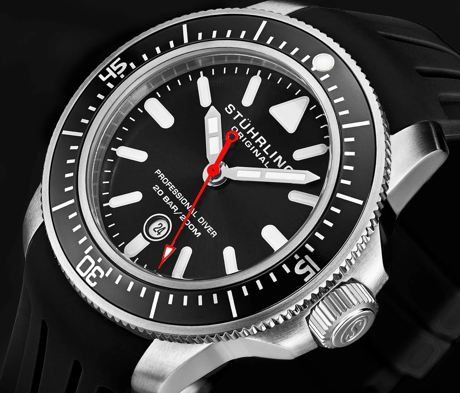 Stührling Maritimer 935 Quartz 43mm Diver - Image 9