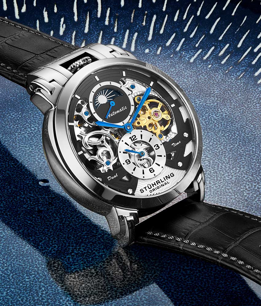 Stührling Menai 906 Automatic 47mm Skeleton - Image 11