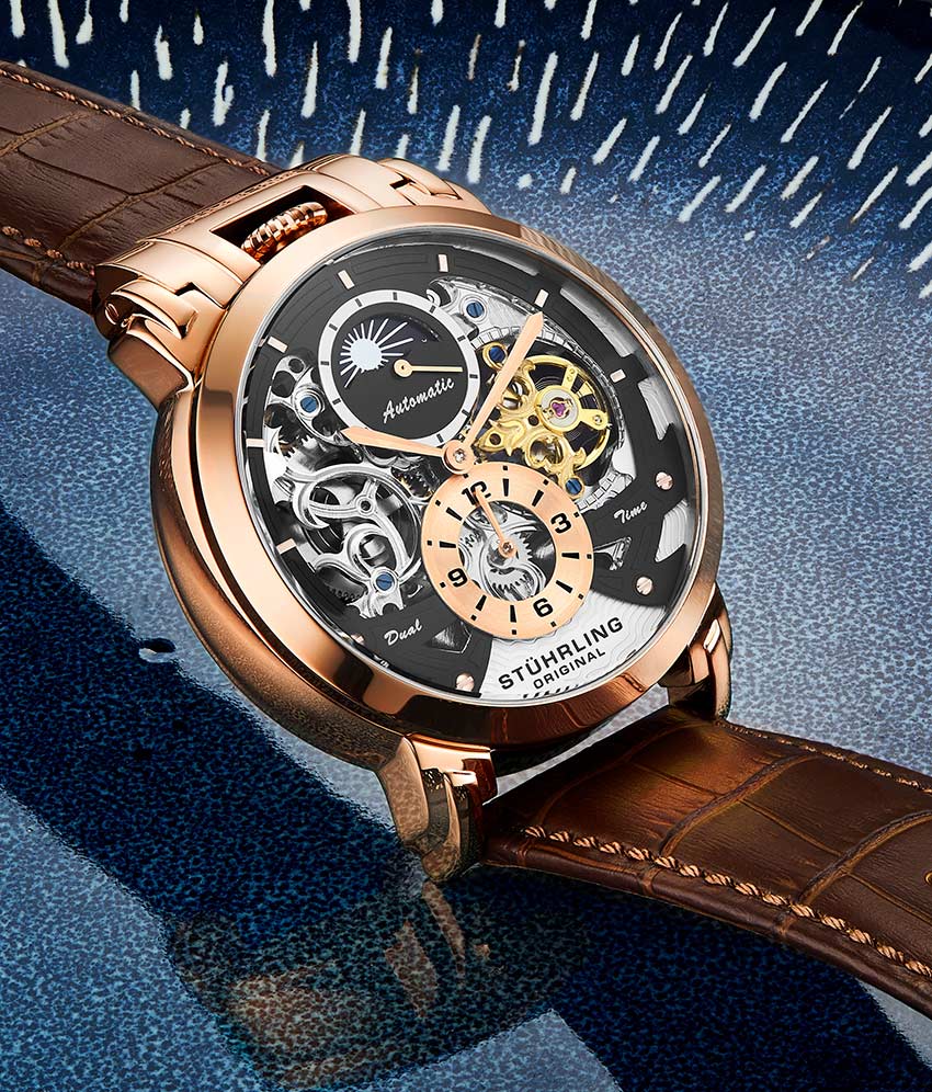 Stührling Menai 906 Automatic 47mm Skeleton - Image 25
