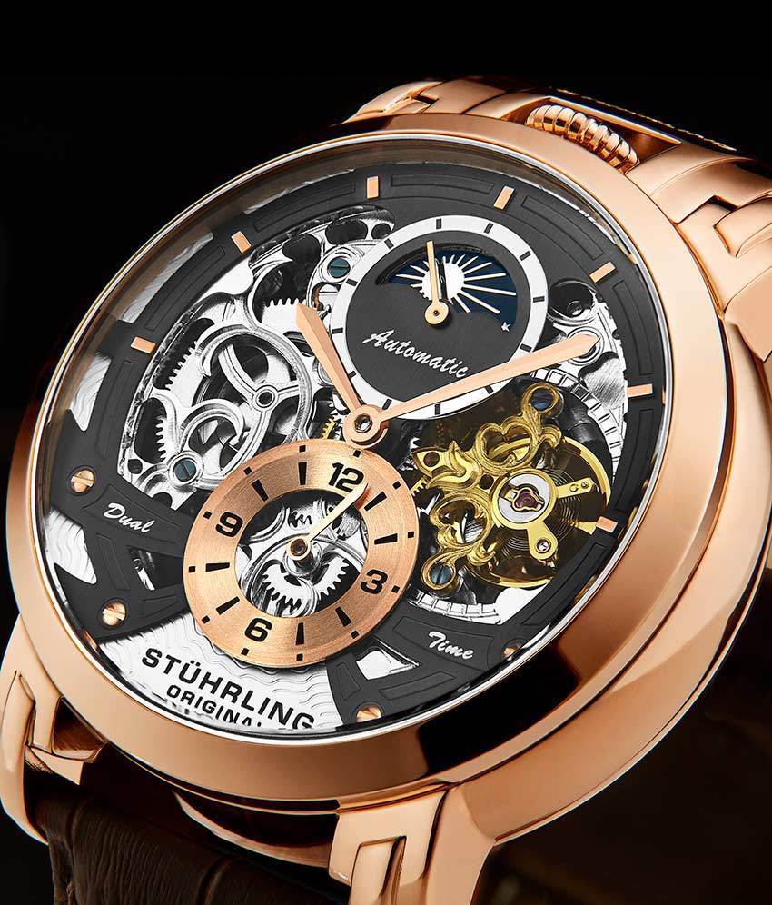 Stührling Menai 906 Automatic 47mm Skeleton - Image 26
