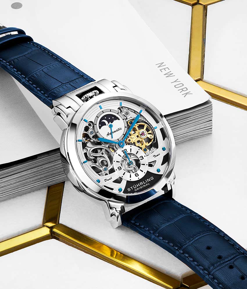 Stührling Menai 906 Automatic 47mm Skeleton - Image 4