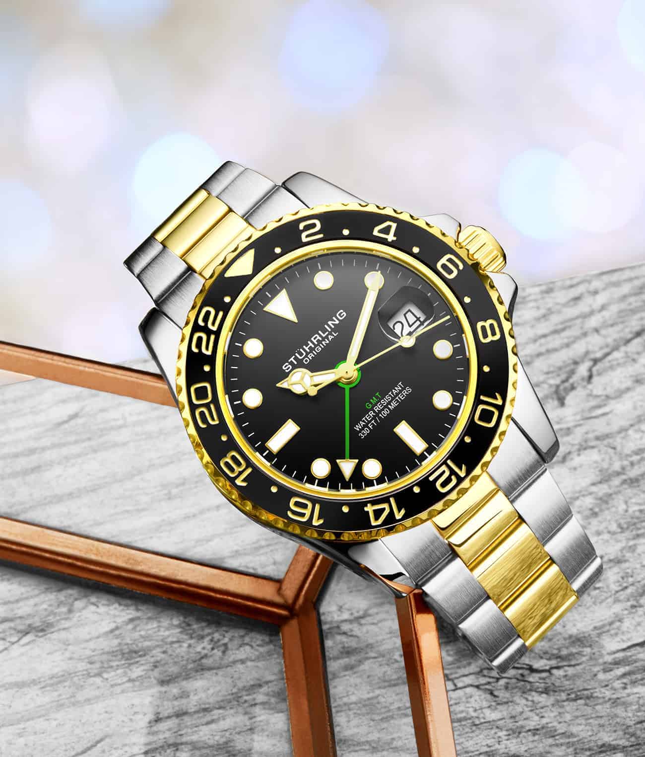 Stührling Meridian 3965 Quartz 42mm Diver - Image 11