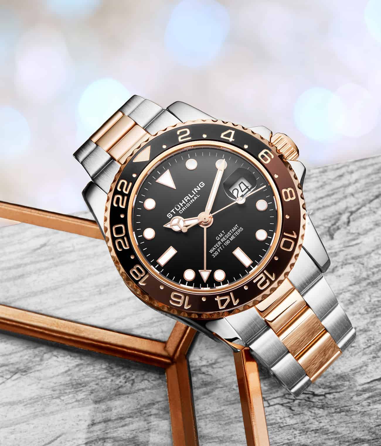 Stührling Meridian 3965 Quartz 42mm Diver - Image 15