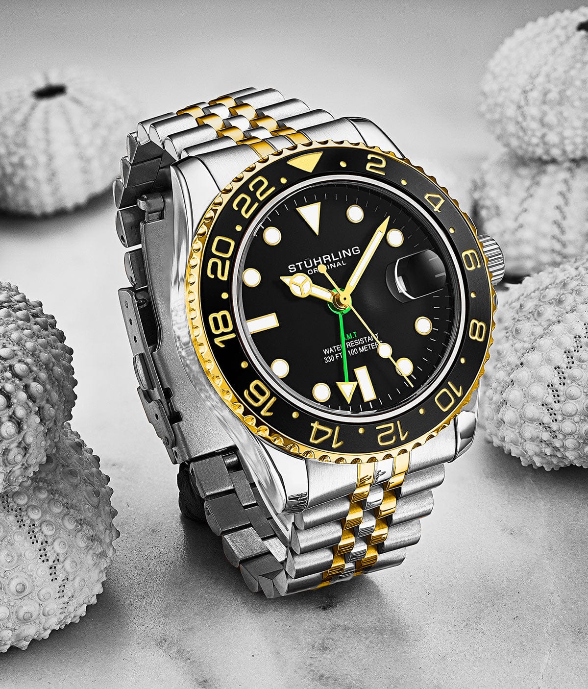 Stührling Meridian 3968 GMT Quartz 42mm Diver - Image 20