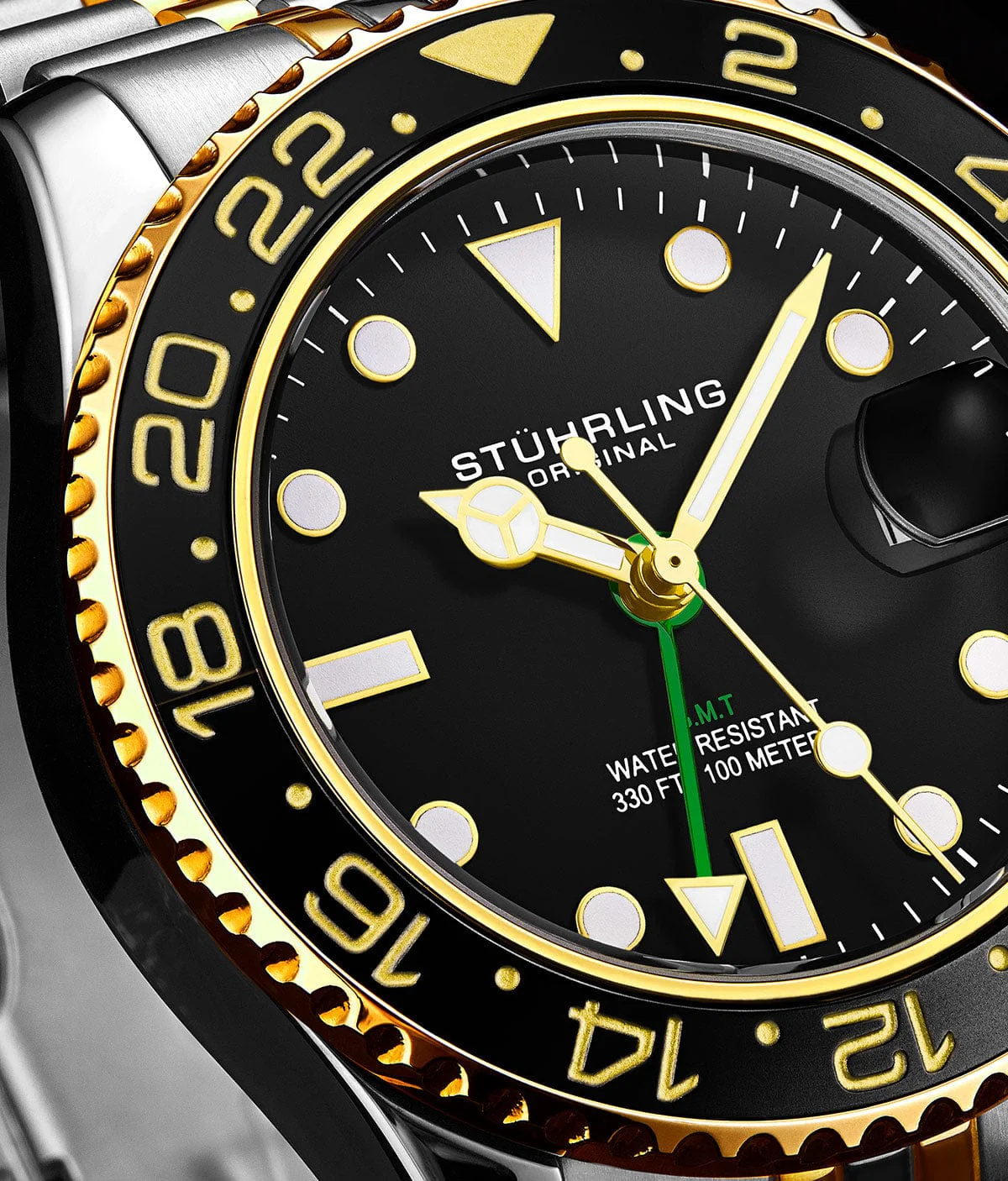 Stührling Meridian 3968 GMT Quartz 42mm Diver - Image 21