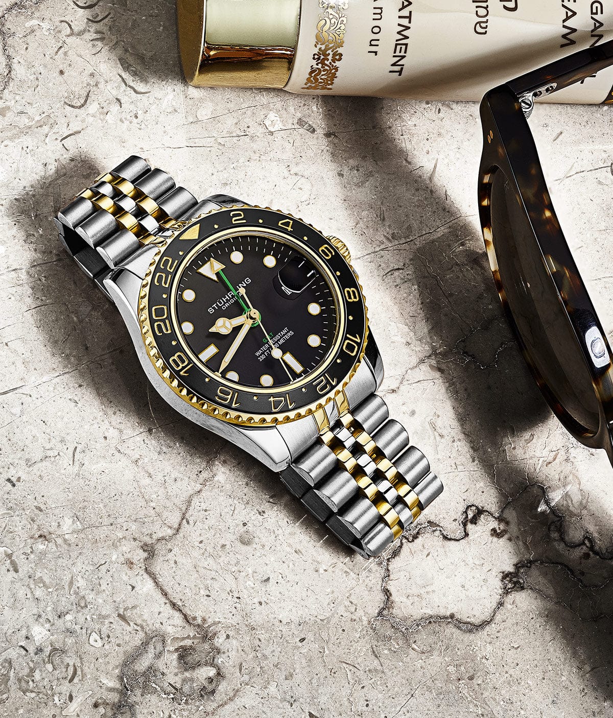 Stührling Meridian 3968 GMT Quartz 42mm Diver - Image 23