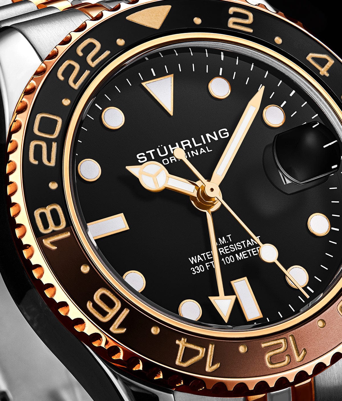 Stührling Meridian 3968 GMT Quartz 42mm Diver - Image 28