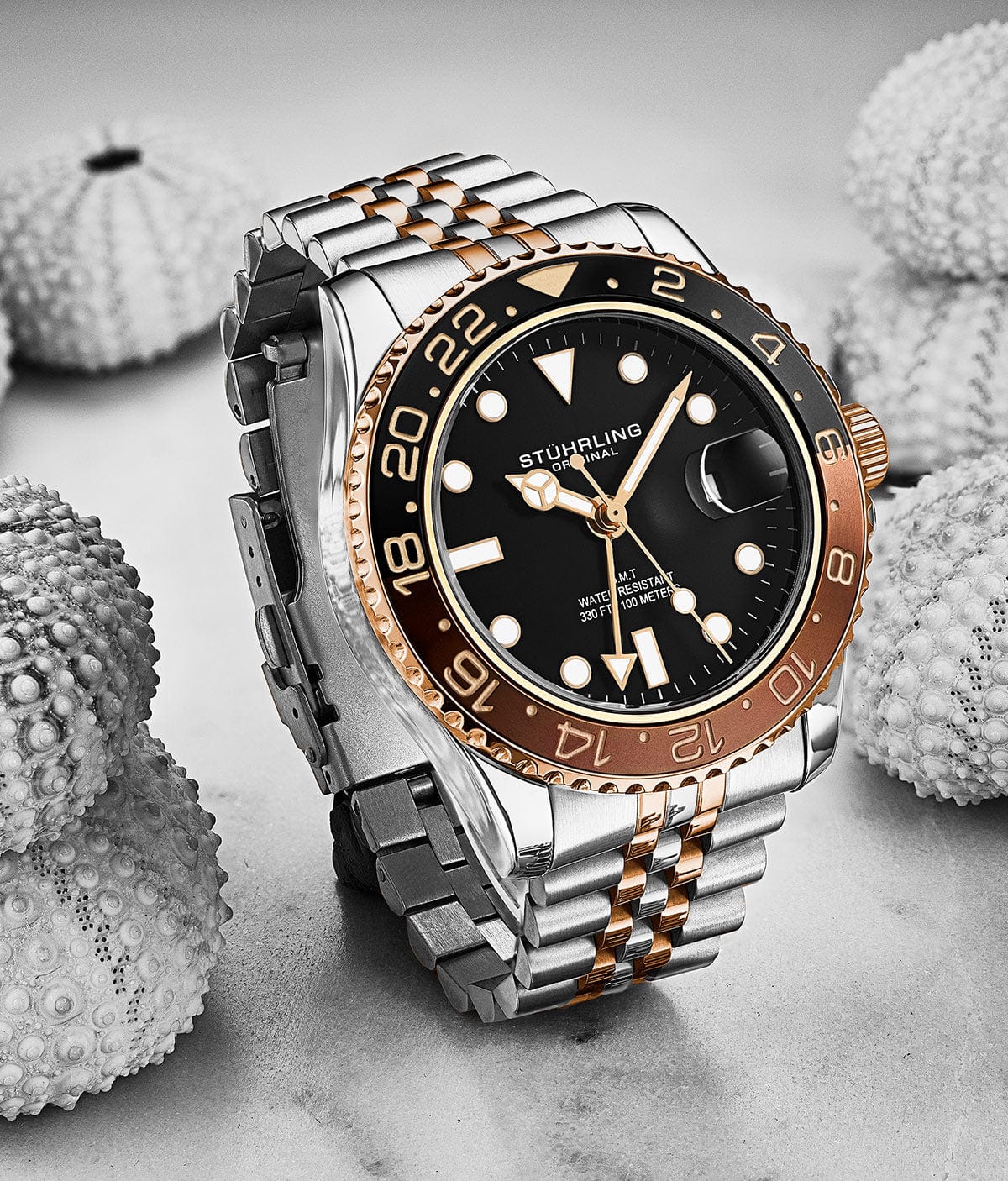Stührling Meridian 3968 GMT Quartz 42mm Diver - Image 29