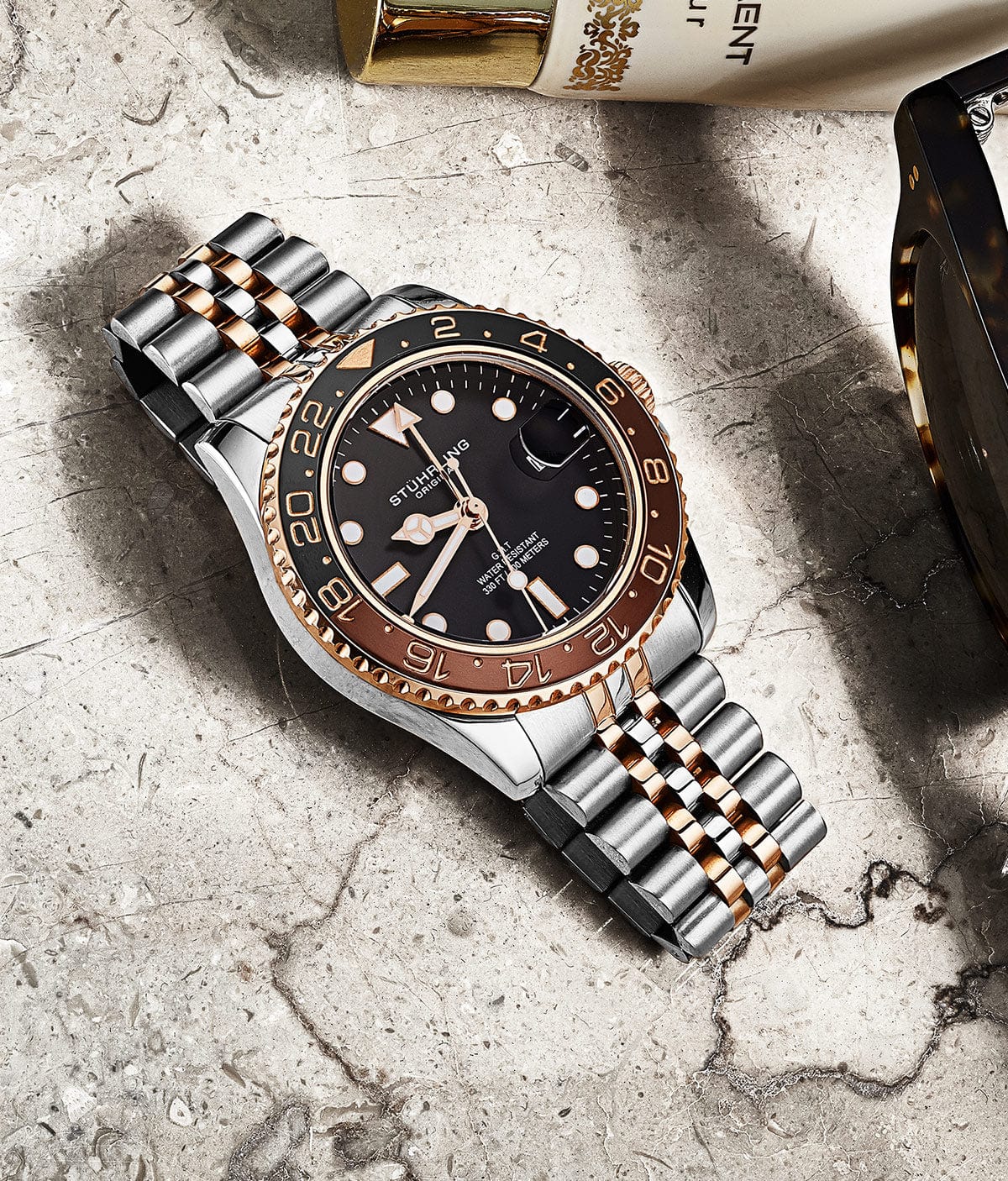 Stührling Meridian 3968 GMT Quartz 42mm Diver - Image 30