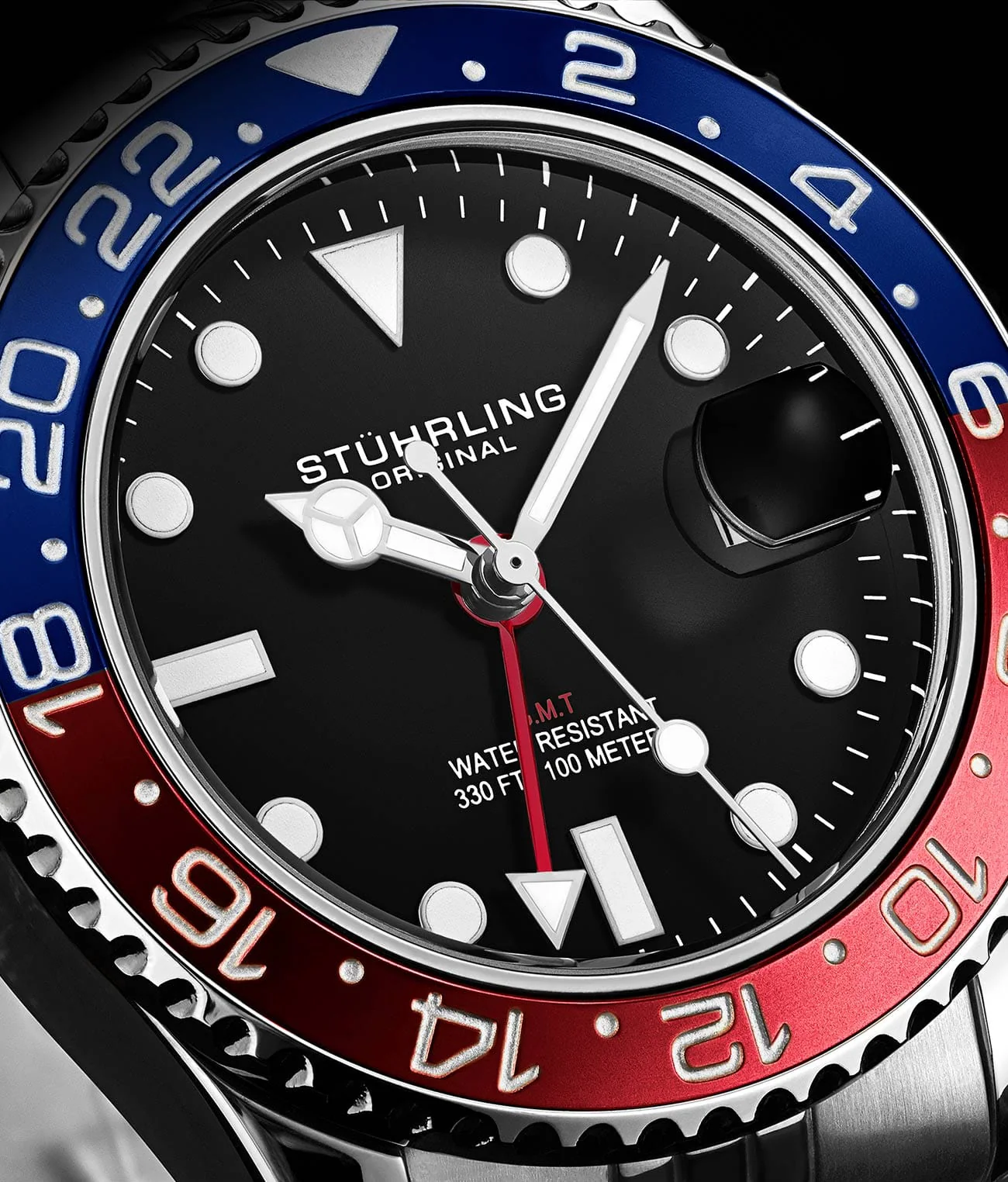 Stührling Meridian 3968L GMT Quartz 42mm Diver - Image 13