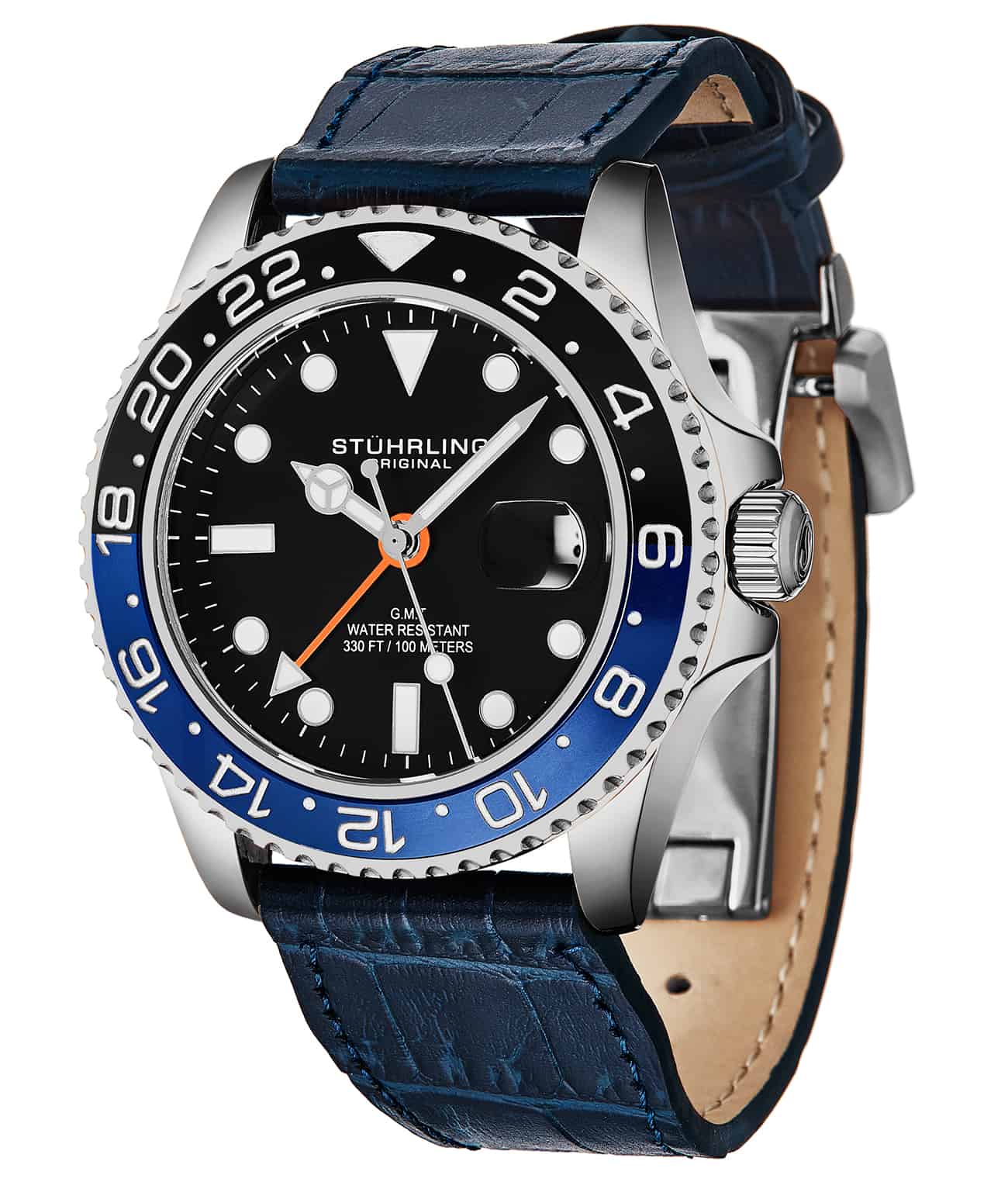 Stührling Meridian 3968L GMT Quartz 42mm Diver - Image 5