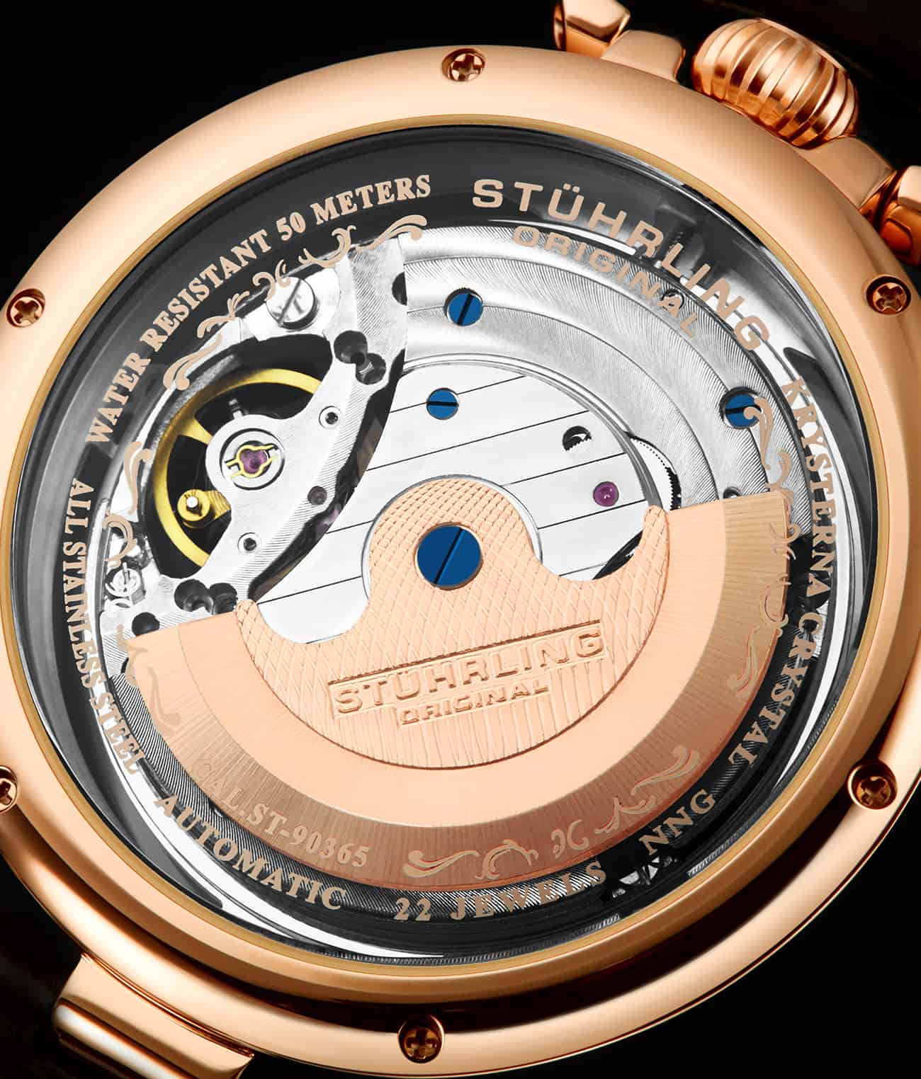 Stührling  889B Automatic 46mm Skeleton - Image 27