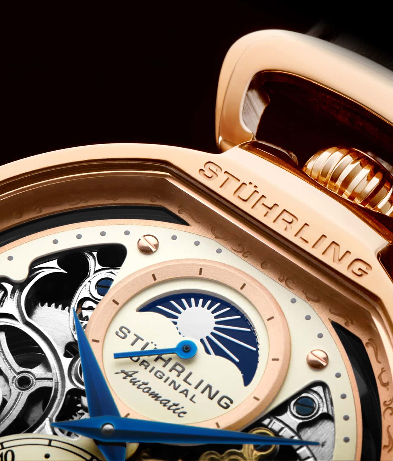 Stührling Modena 4032 Automatic 46mm Skeleton - Image 24