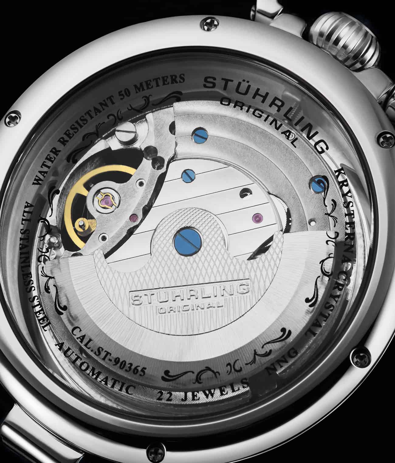 Stührling Modena 4032 Automatic 46mm Skeleton - Image 4