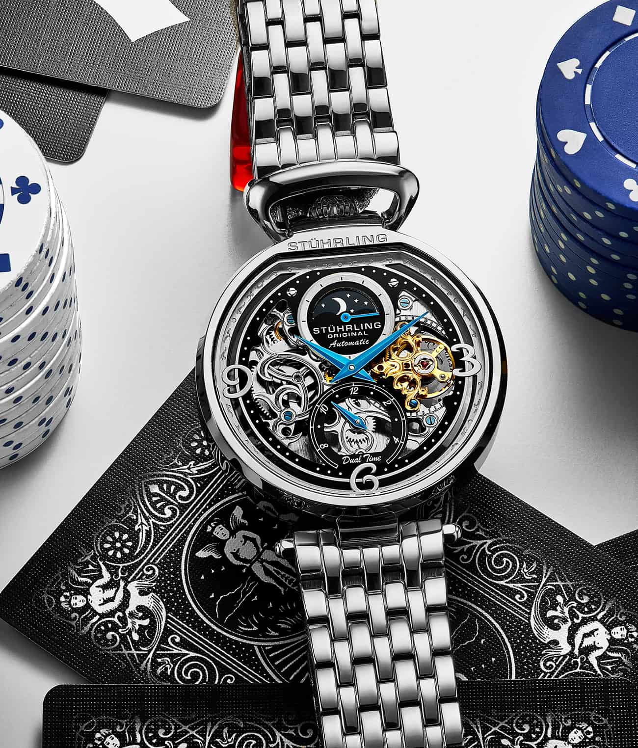 Stührling  889B Automatic 46mm Skeleton - Image 3