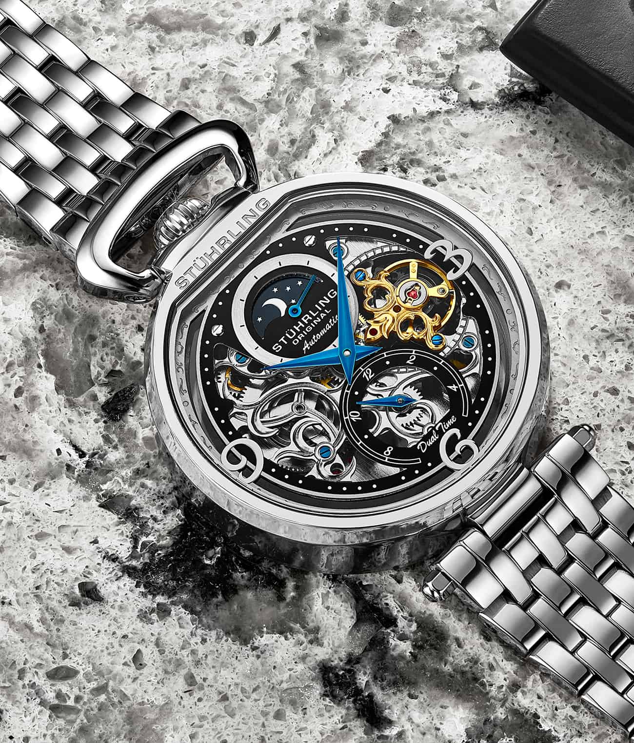 Stührling  889B Automatic 46mm Skeleton - Image 4