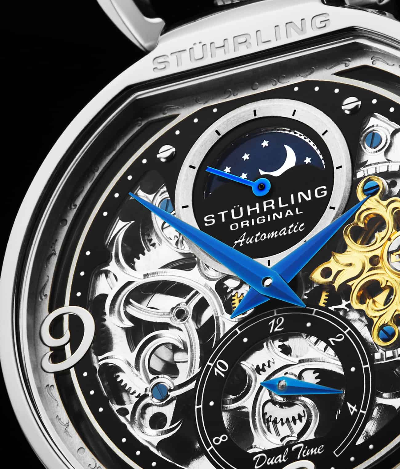 Stührling  889B Automatic 46mm Skeleton - Image 6
