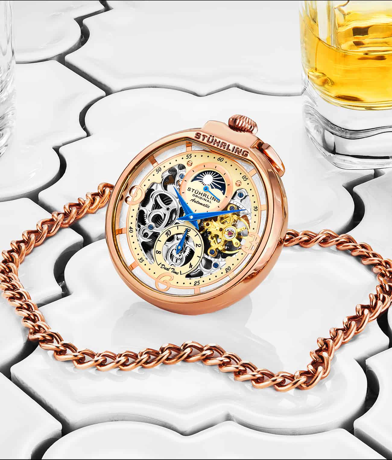 Stührling Modena 991 Automatic 48mm Skeleton - Image 16