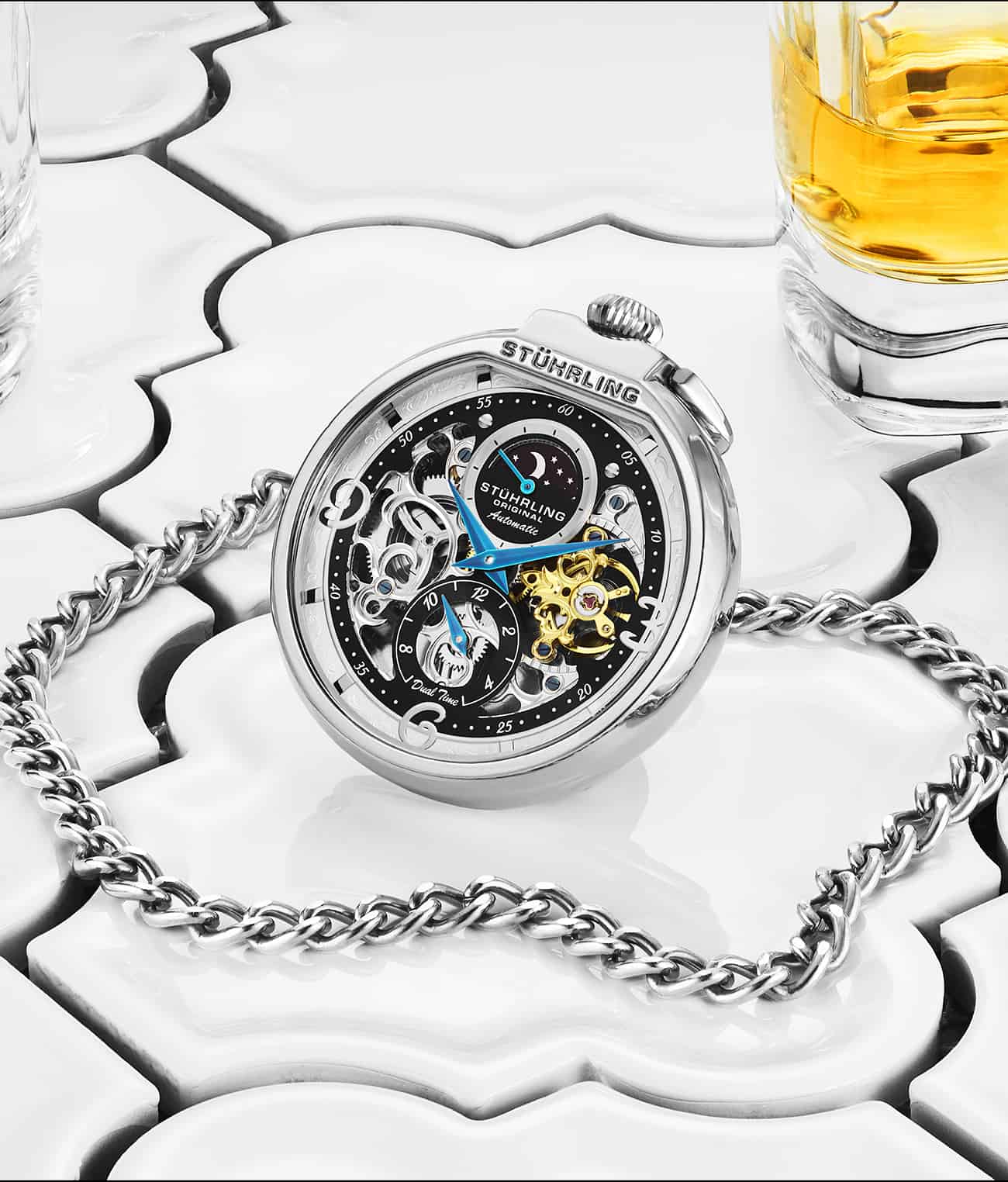 Stührling Modena 991 Automatic 48mm Skeleton - Image 4