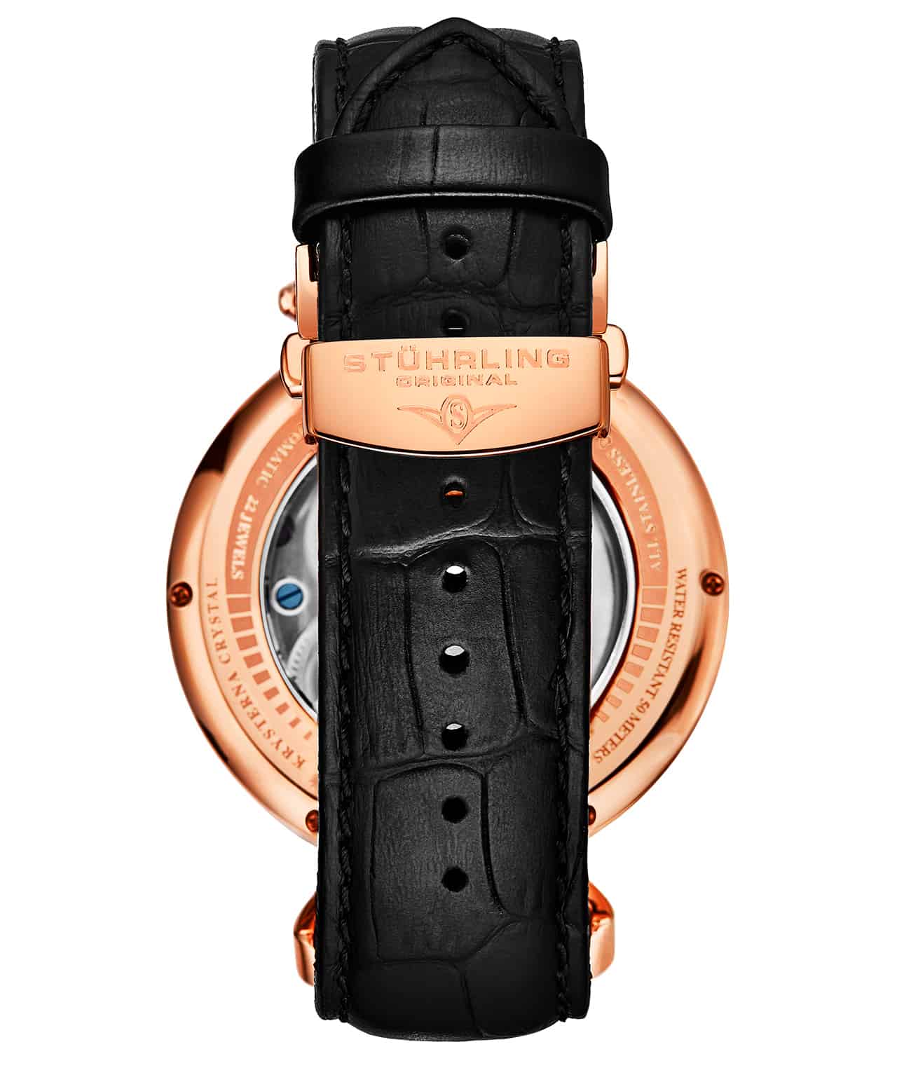 Stührling Modena Dual Time Automatic 988 46mm Skeleton - Image 13