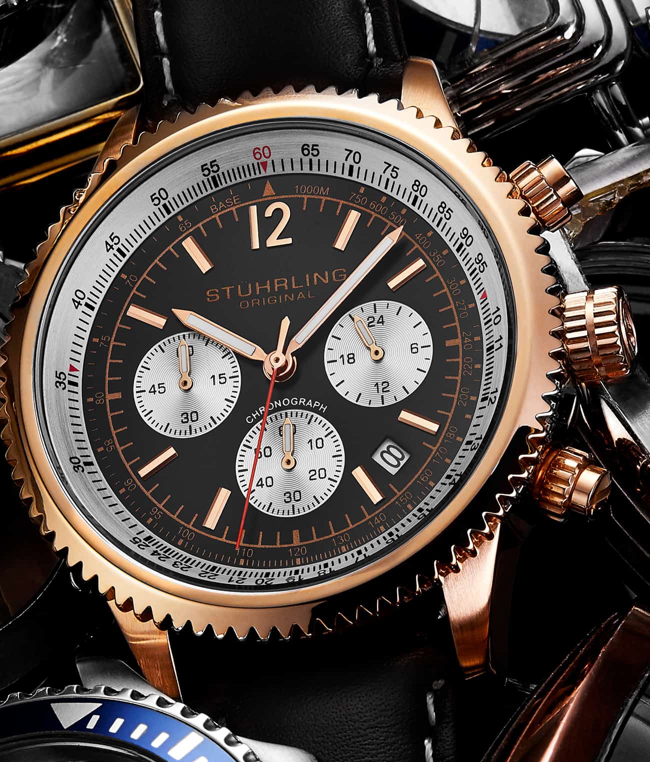 Stührling Turbine 4015 44mm Chronograph - Image 17