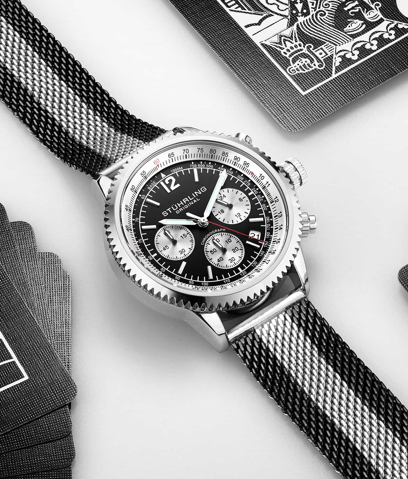 Stührling Turbine 4015 44mm Chronograph - Image 23