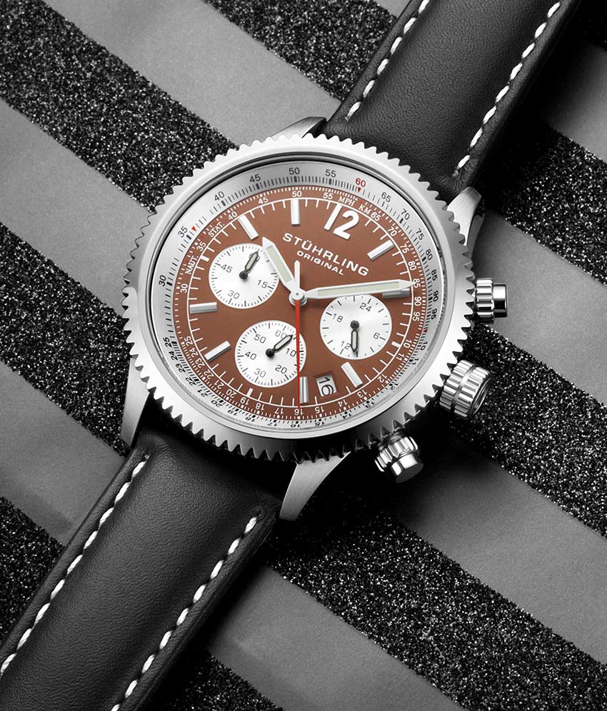 Stührling Monaco 669 Quartz 42mm Chronograph - Image 20