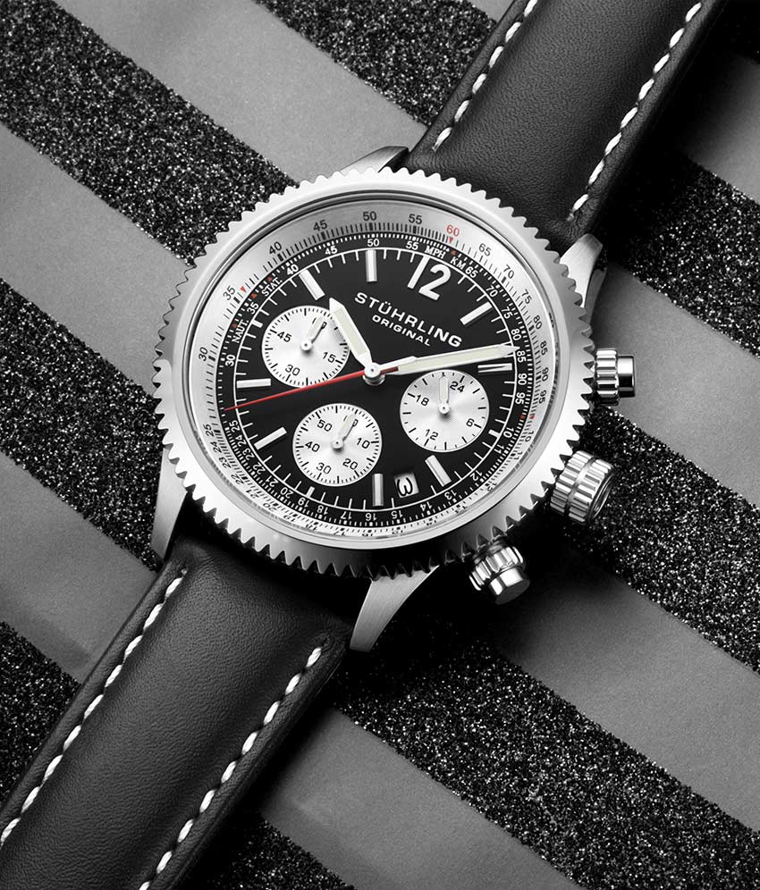 Stührling Monaco 669 Quartz 42mm Chronograph - Image 3