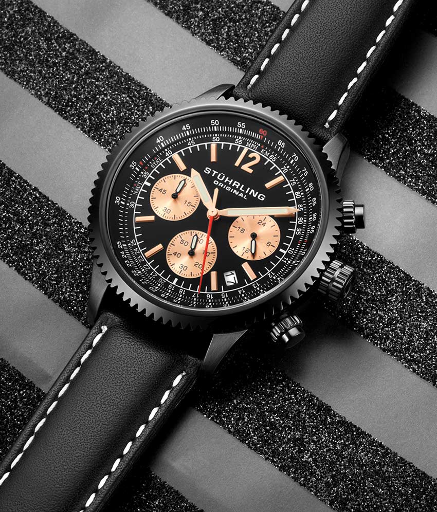 Stührling Monaco 669 Quartz 42mm Chronograph - Image 48