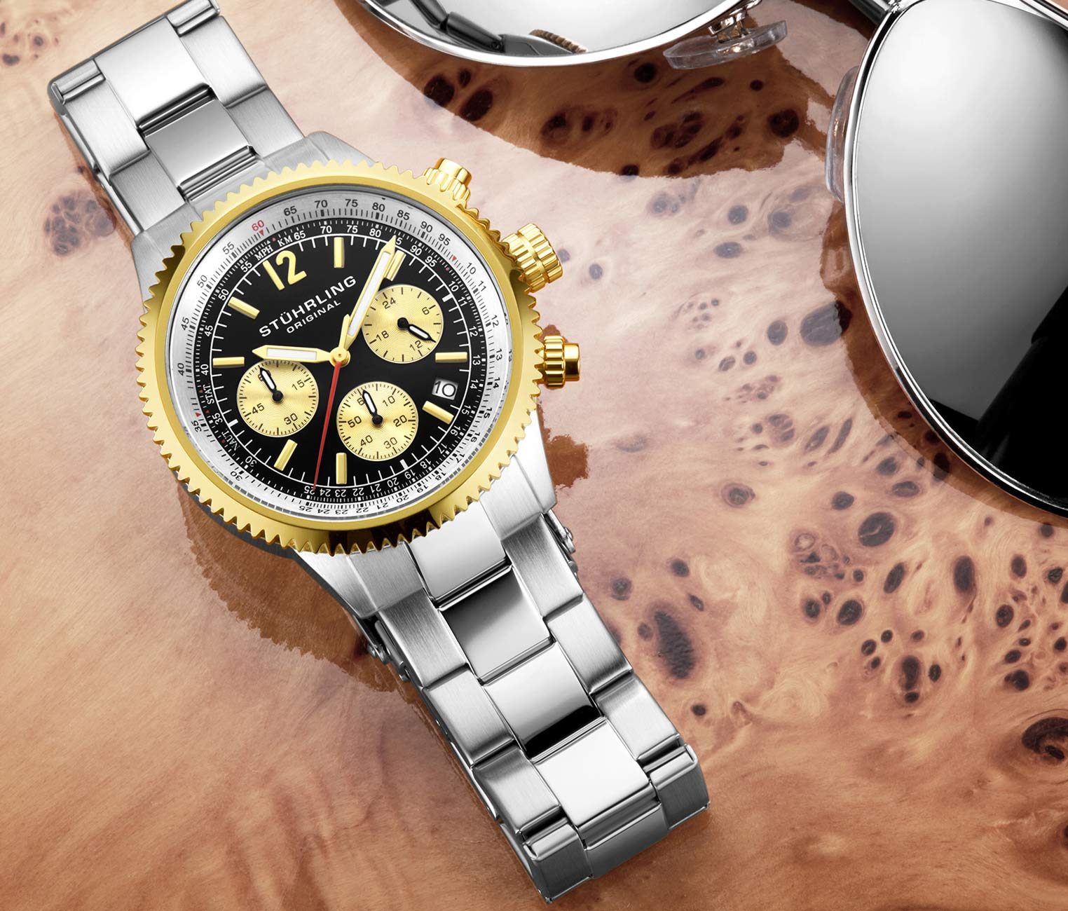 Stührling Tempest 669B Quartz 42mm Chronograph - Image 13